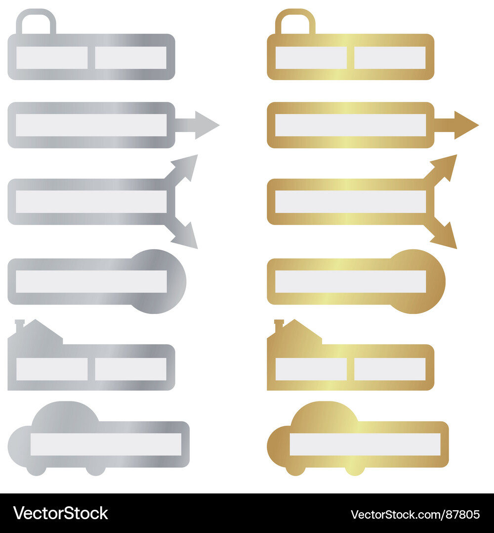 Web site elements Vector Image