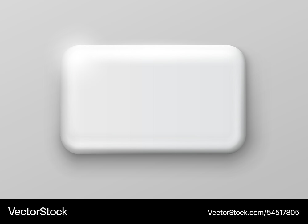White frame label event bar button grey vector image