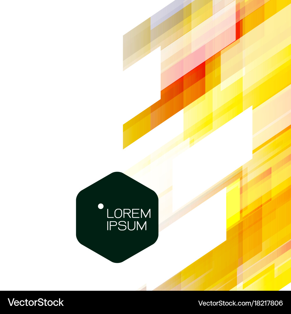 Abstract colorful overlapping geometric vector image