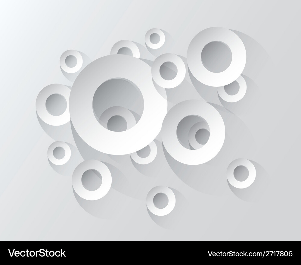 Round abstract pattern Vector Image