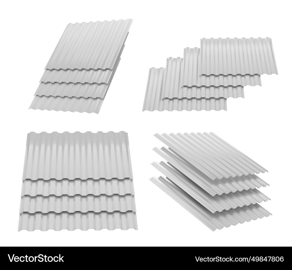 Wellbleche Stapel Vektorbild