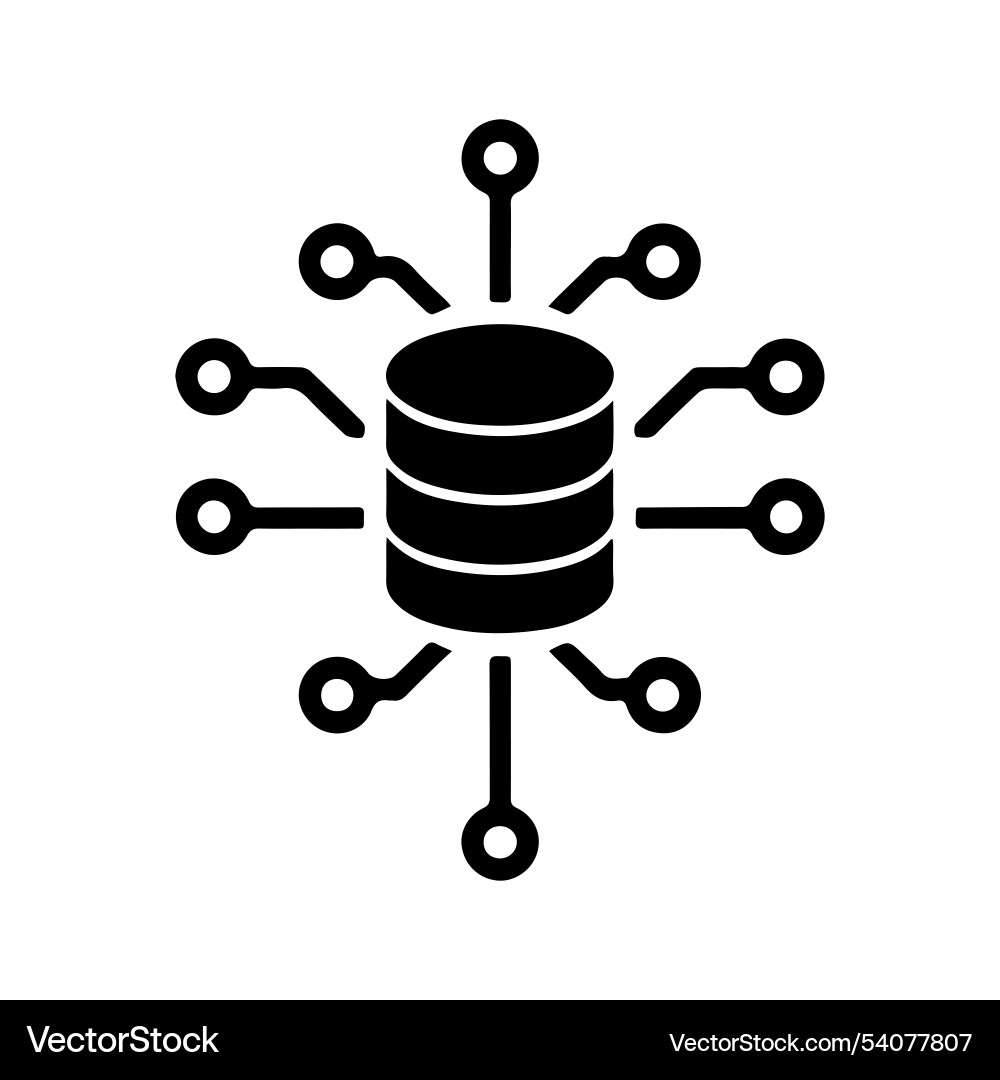 Server connection network Vector Image