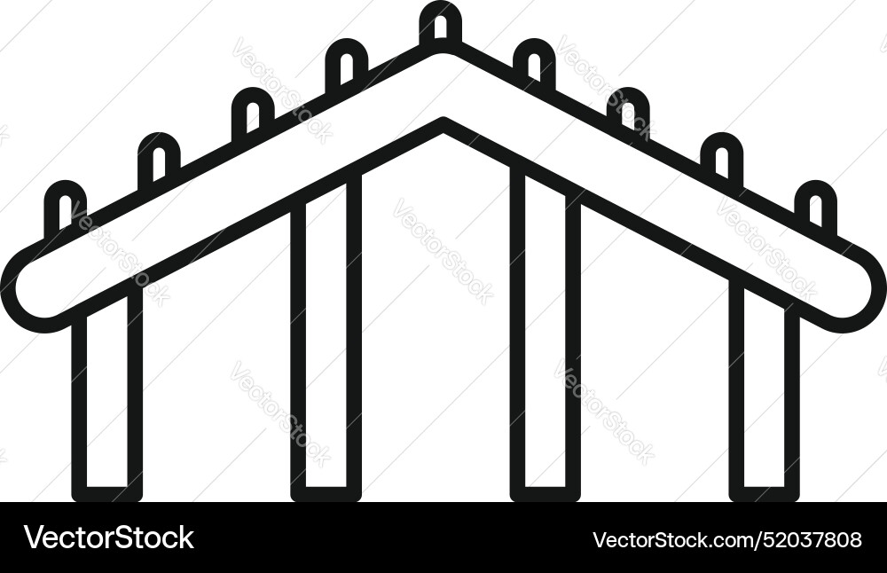 Climbing frame structure on playground Climbing frame structure on playground Vector Image