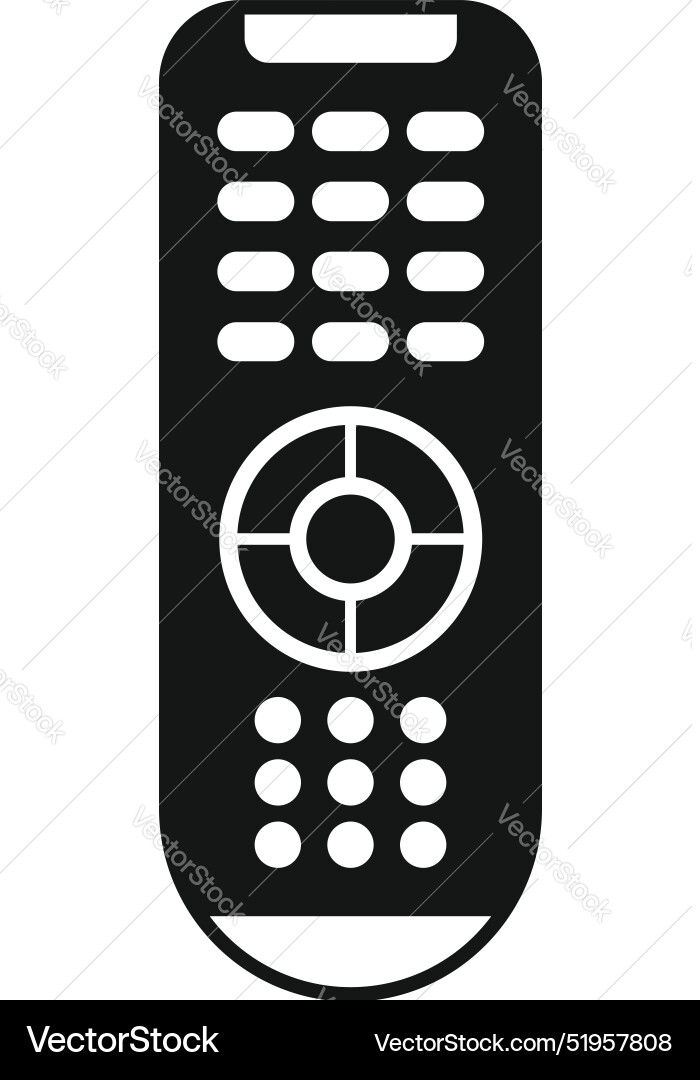 Remote control pushing buttons changing channels Remote control pushing buttons changing channels vector image