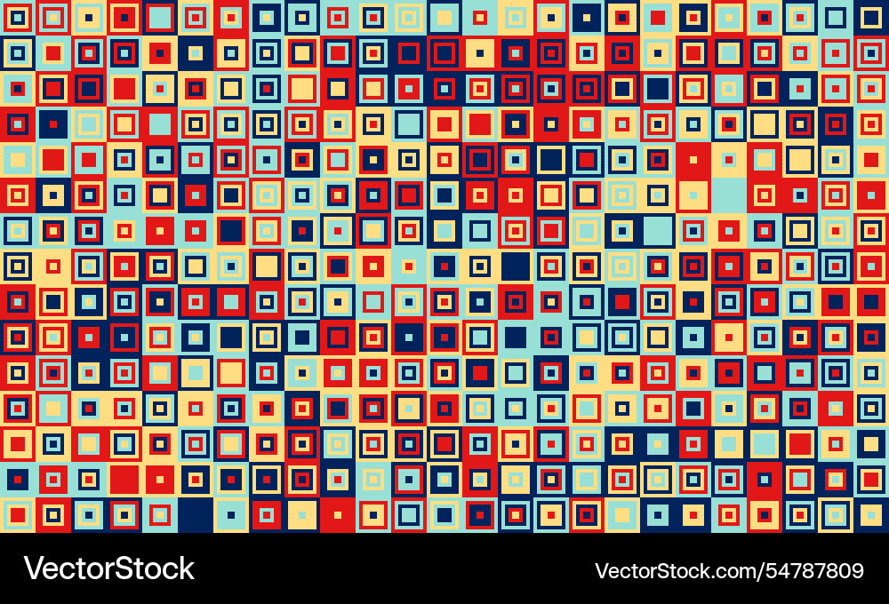 Abstract cube mosaic with structured colors Abstract cube mosaic with structured colors Vector Image