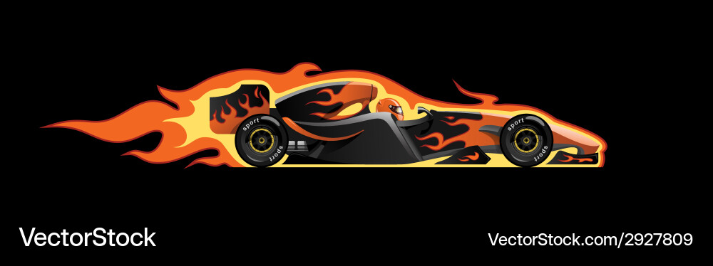 Racing Car Speed Royalty Free Vector Image - VectorStock