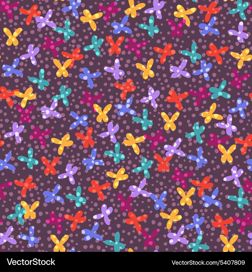 Seamless background with abstract multicolored Vector Image