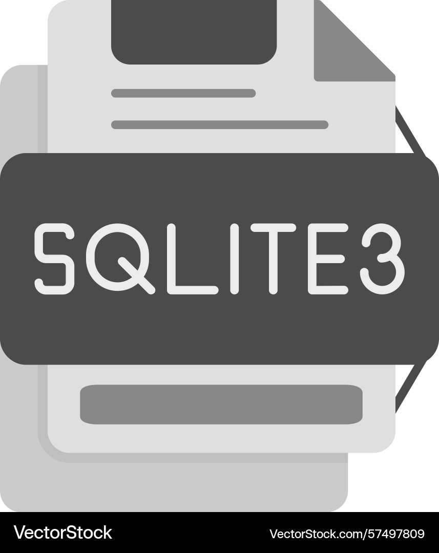 Sqlite3 icon Vector Image