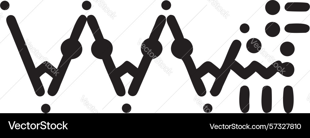 Abstract digital waves representing data flow and vector image