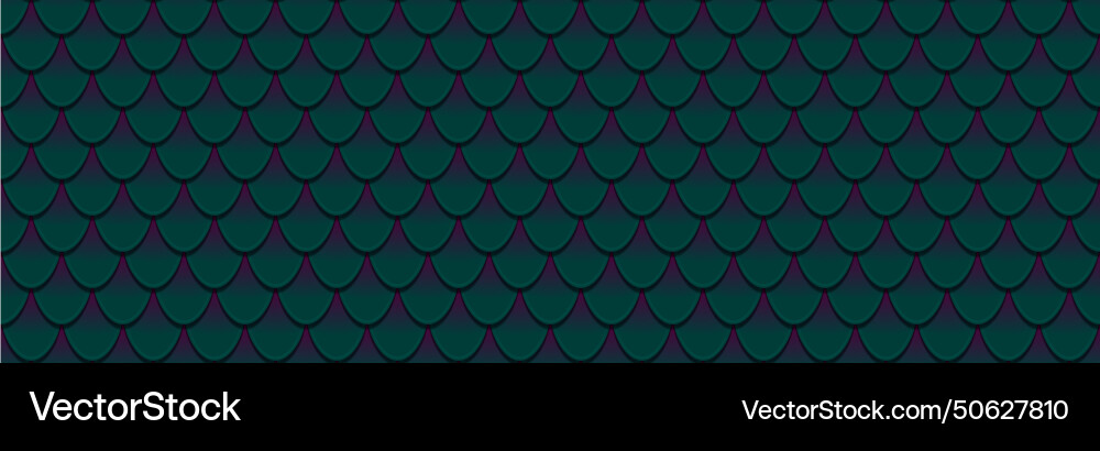 Dragon scale seamless pattern texture vector image