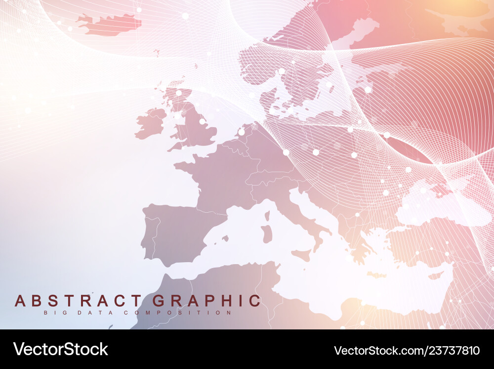 Technology abstract background with connected line Technology abstract background with connected line Vector Image