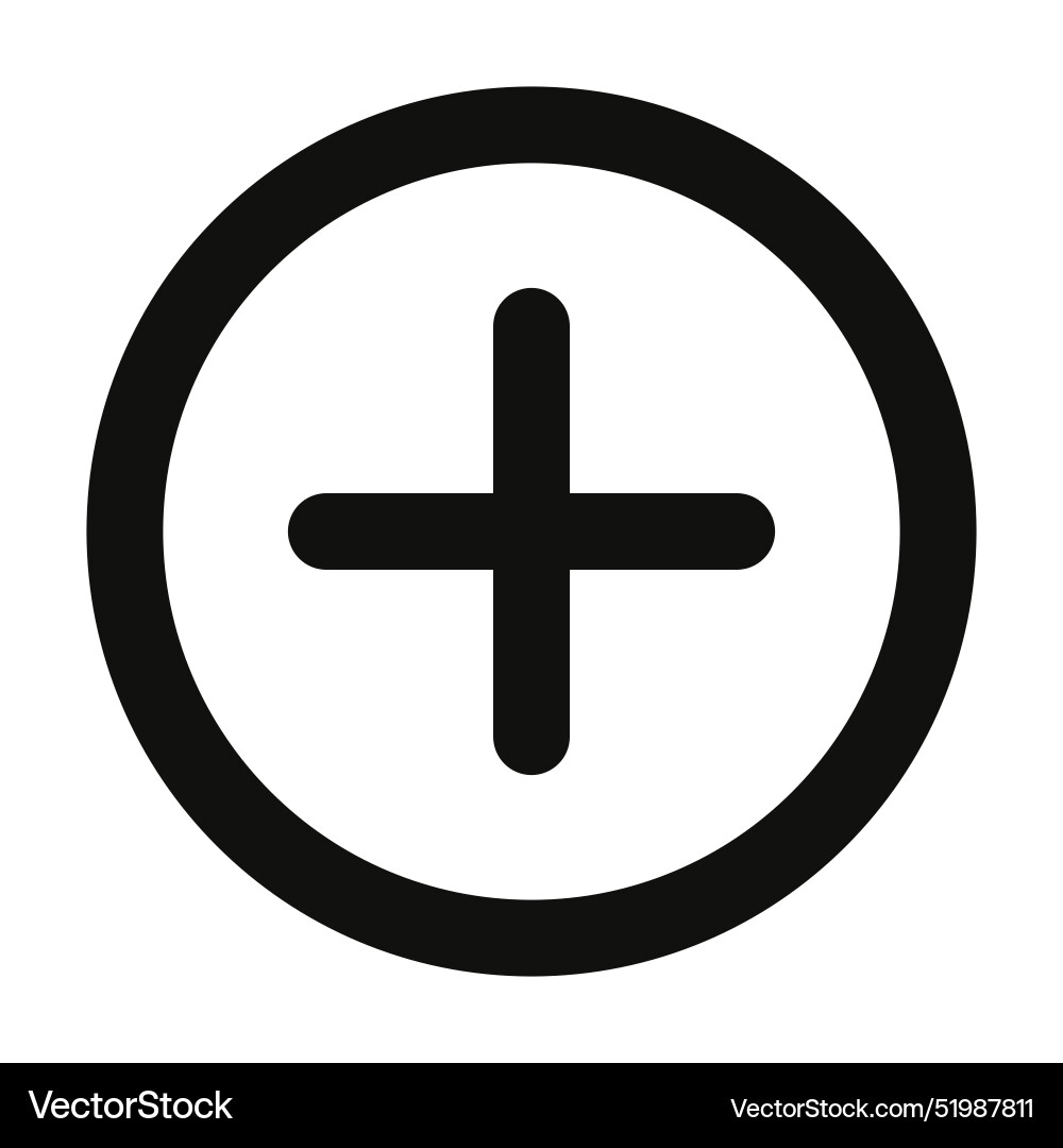 Add symbol icon ideal for interface and app vector image