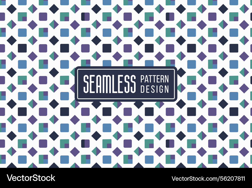 Geometric seamless pattern design Vector Image