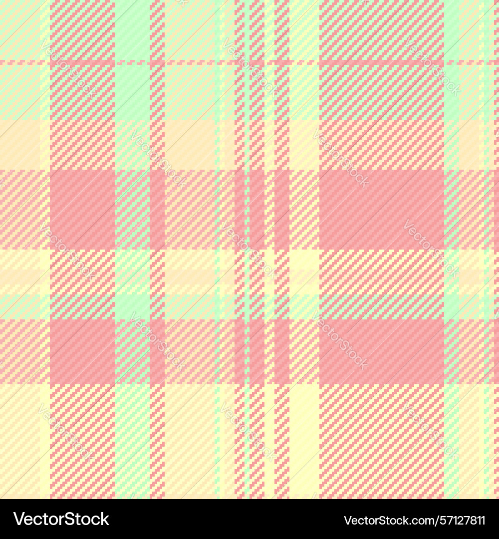 Pastel plaid pattern soft delicate colors create Vector Image
