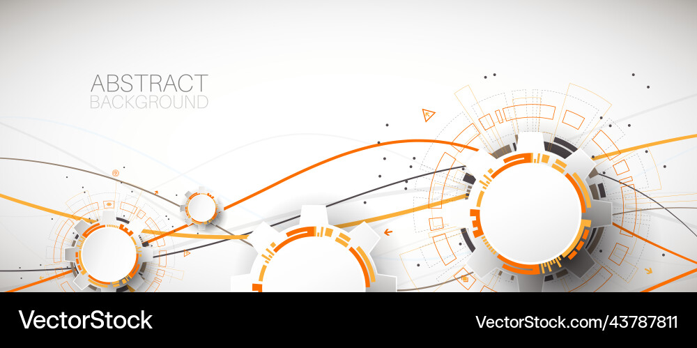 Tech Innovation Background vector image