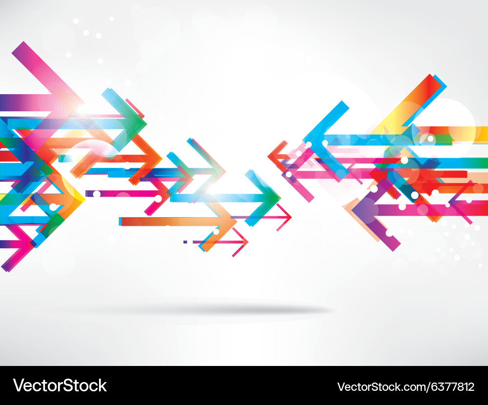 Abstract background with colored elements Vector Image