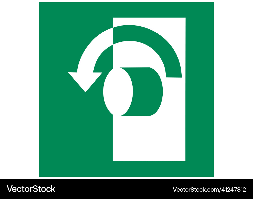 Anticlockwise Rotation to Open Vector Image