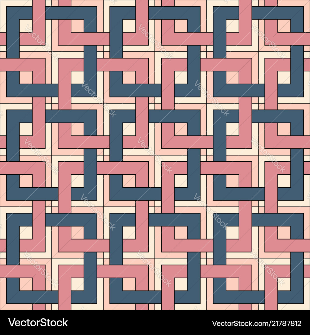 Geometric Square Pattern Vector Image