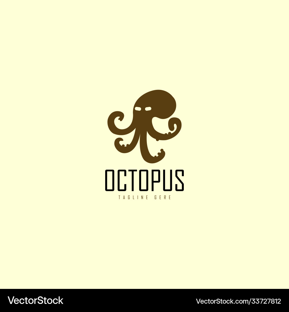 Octopus logo icon design concept Octopus logo icon design concept vektorbild