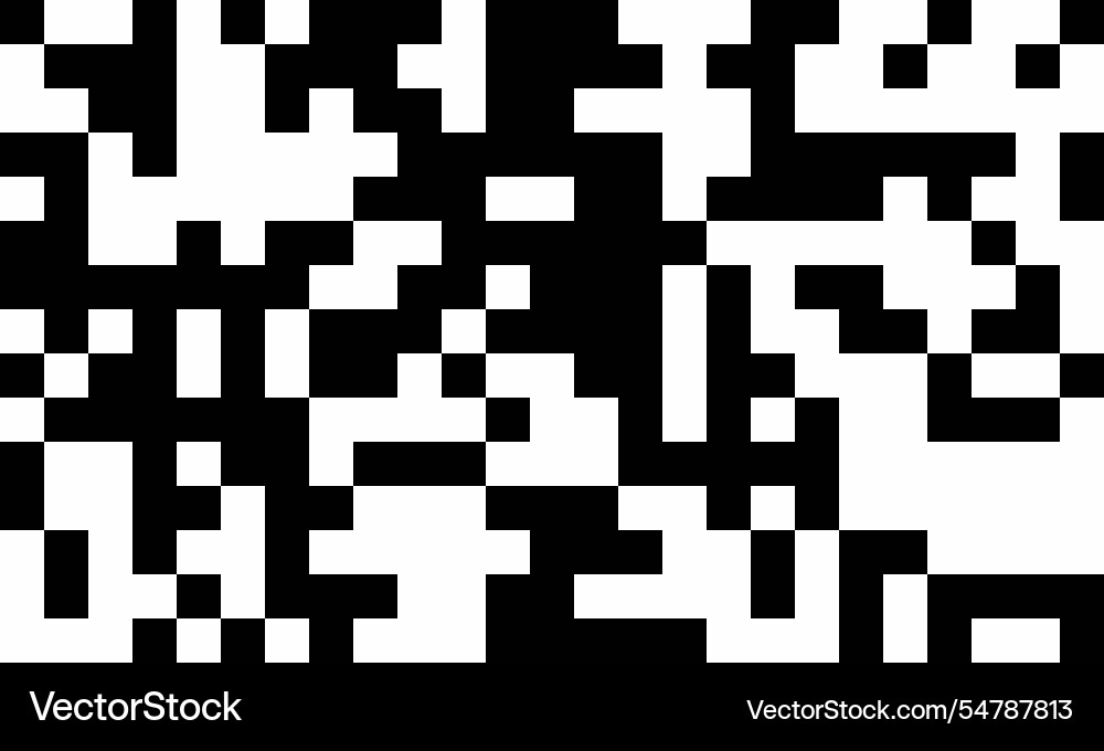 Geometric grid pattern with textured cubes vector image