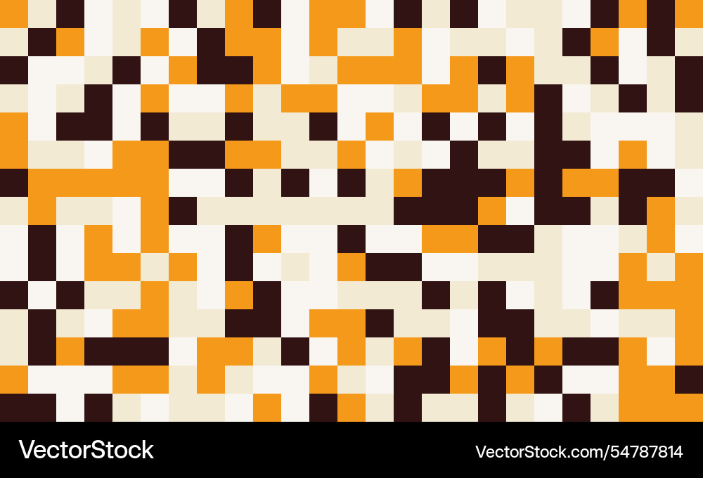 Abstract cube mosaic with structured colors vector image