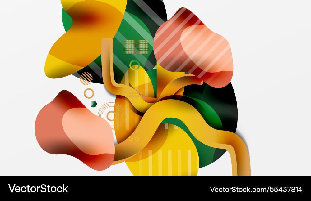 Abstract liquid shapes and lines background Abstract liquid shapes and lines background vector image