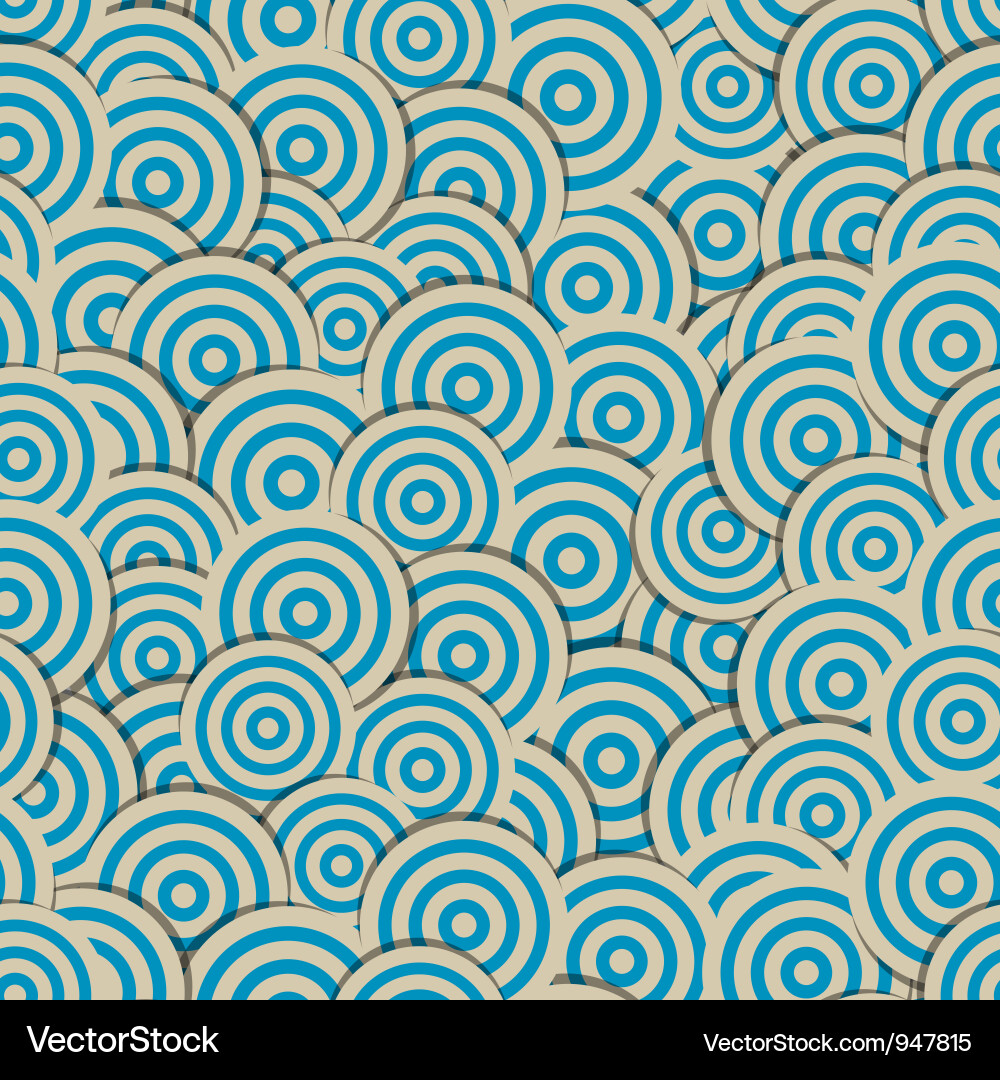 Retro Circle Pattern vector image