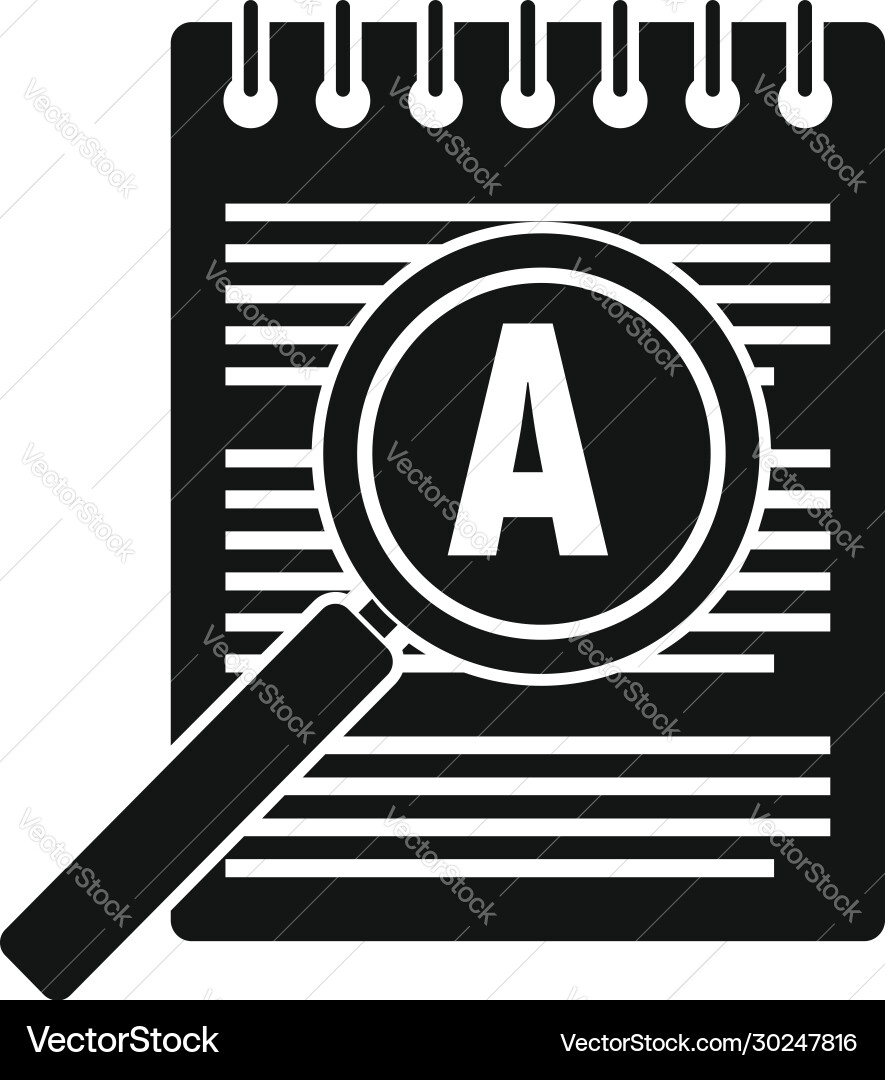 Edit document icon simple style Edit document icon simple style vector image