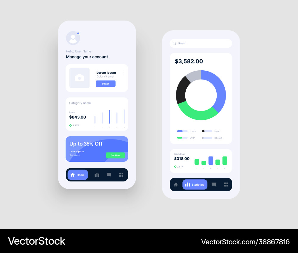 Wireframes screens dashboard ui and ux kit design vector image