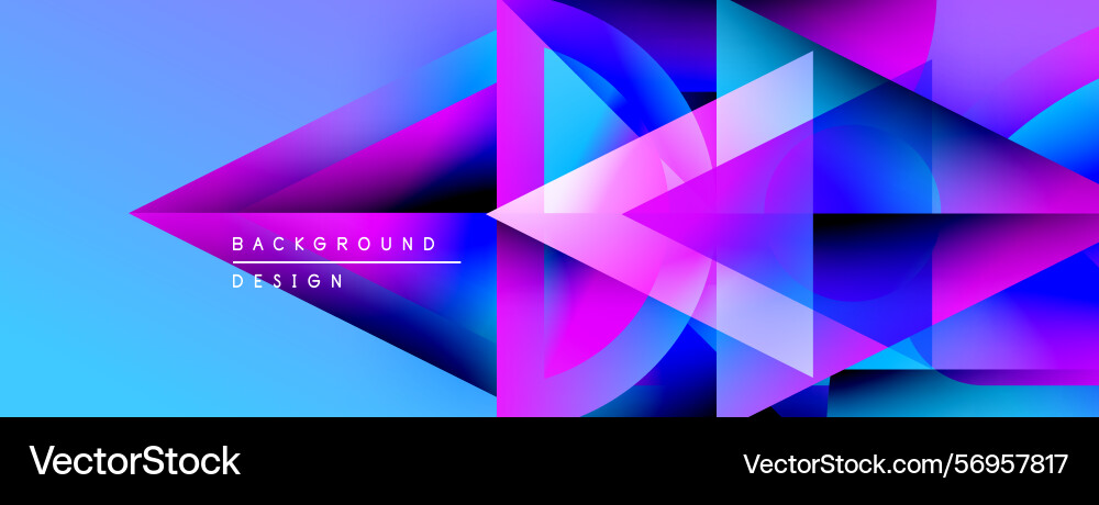Abstract geometric shapes overlap creating Abstract geometric shapes overlap creating vector image