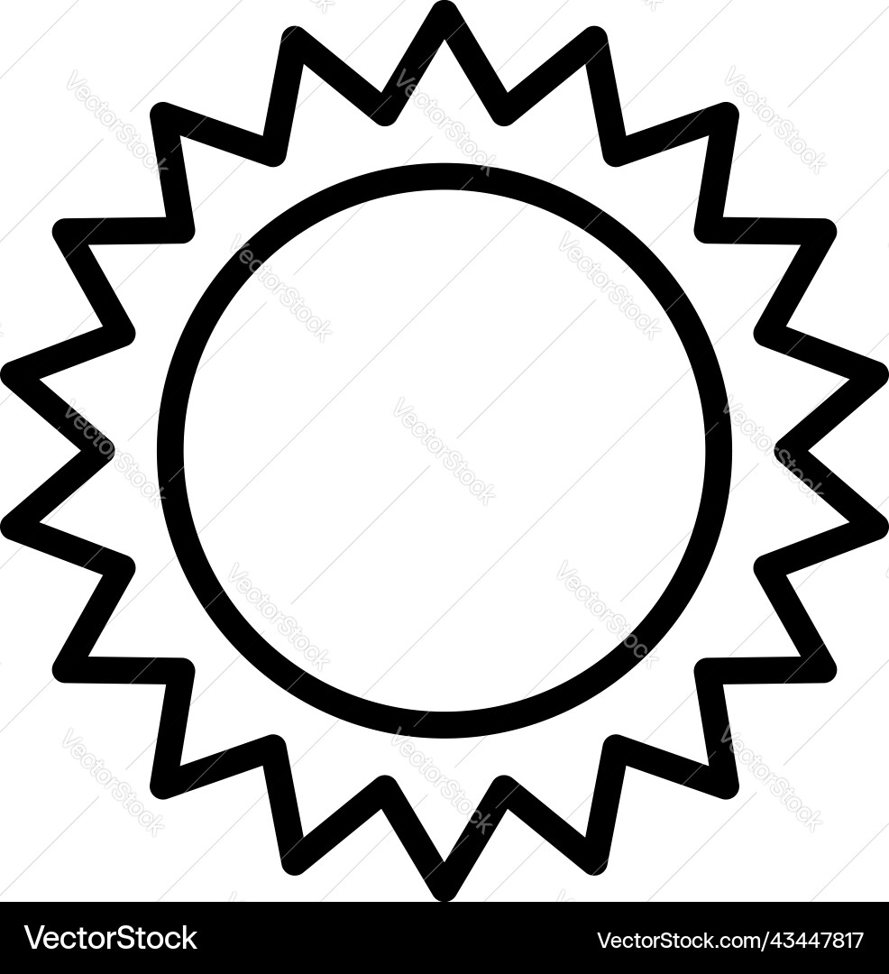 Desert sun icon ski saudi arabian Desert sun icon ski saudi arabian vektorbild