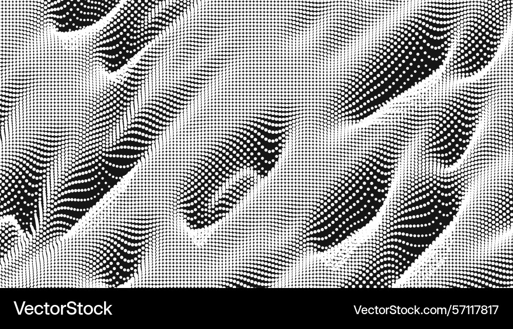 Point wave noise texture abstract dot background Vector Image