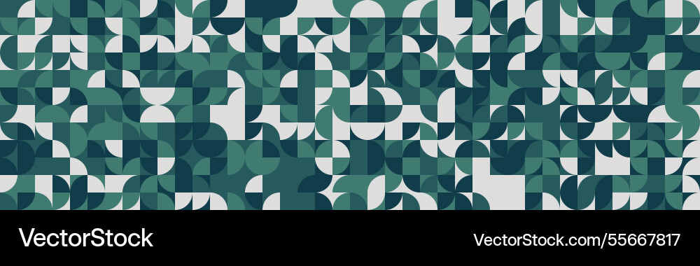 Seamless geometric pattern with textured shapes vector image