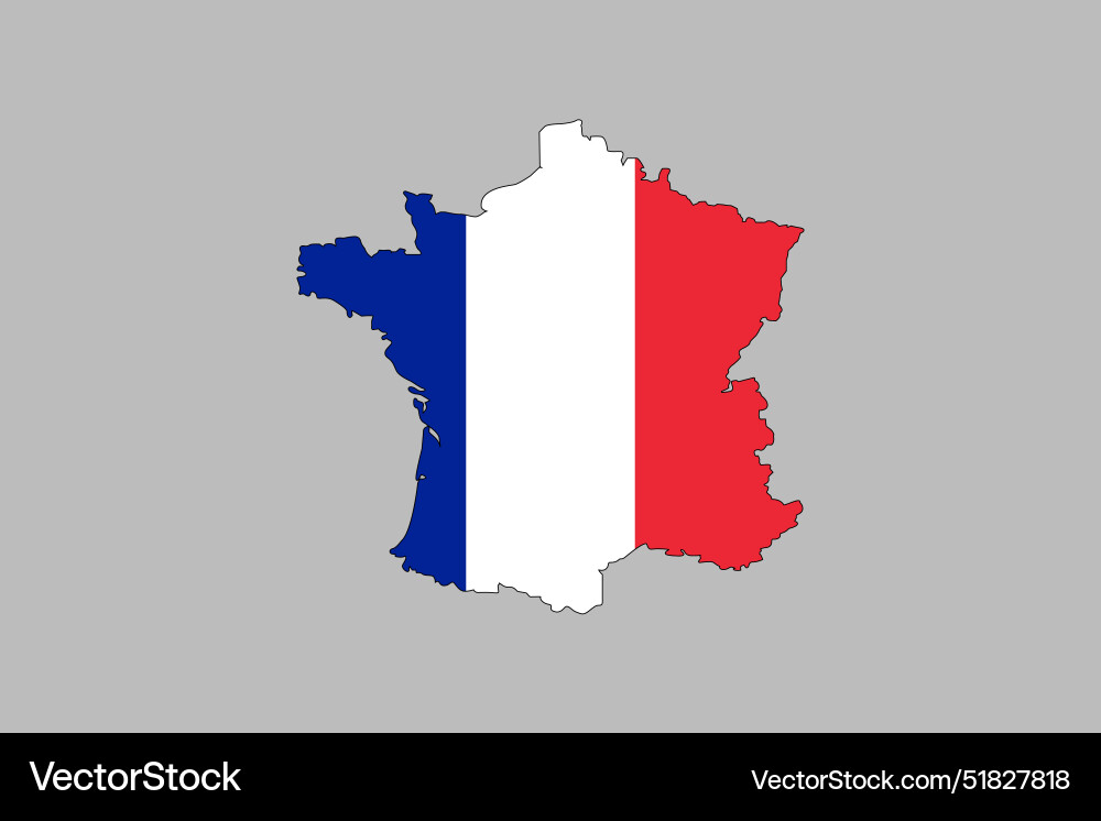 Karte des France Karte des France vektorbild