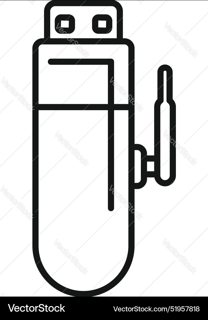 Usb wifi adapter connecting to internet network Vector Image