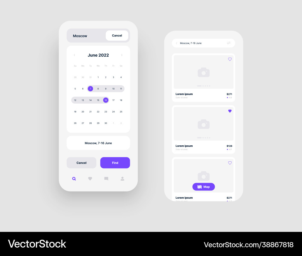 Wireframes screens dashboard ui and ux kit design vector image