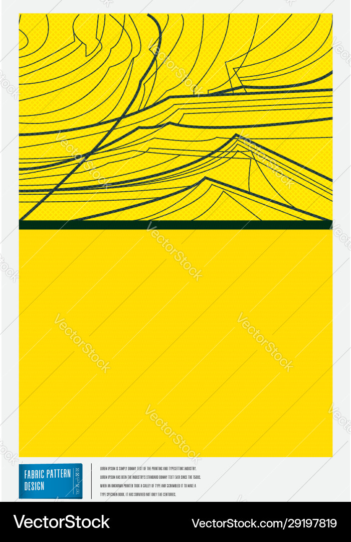 Abstract background for fabric pattern template vector image