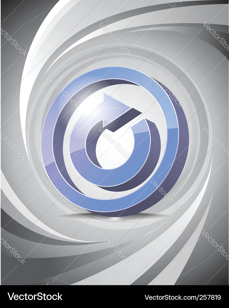 Reload Icon - Abstract Background Vector Image
