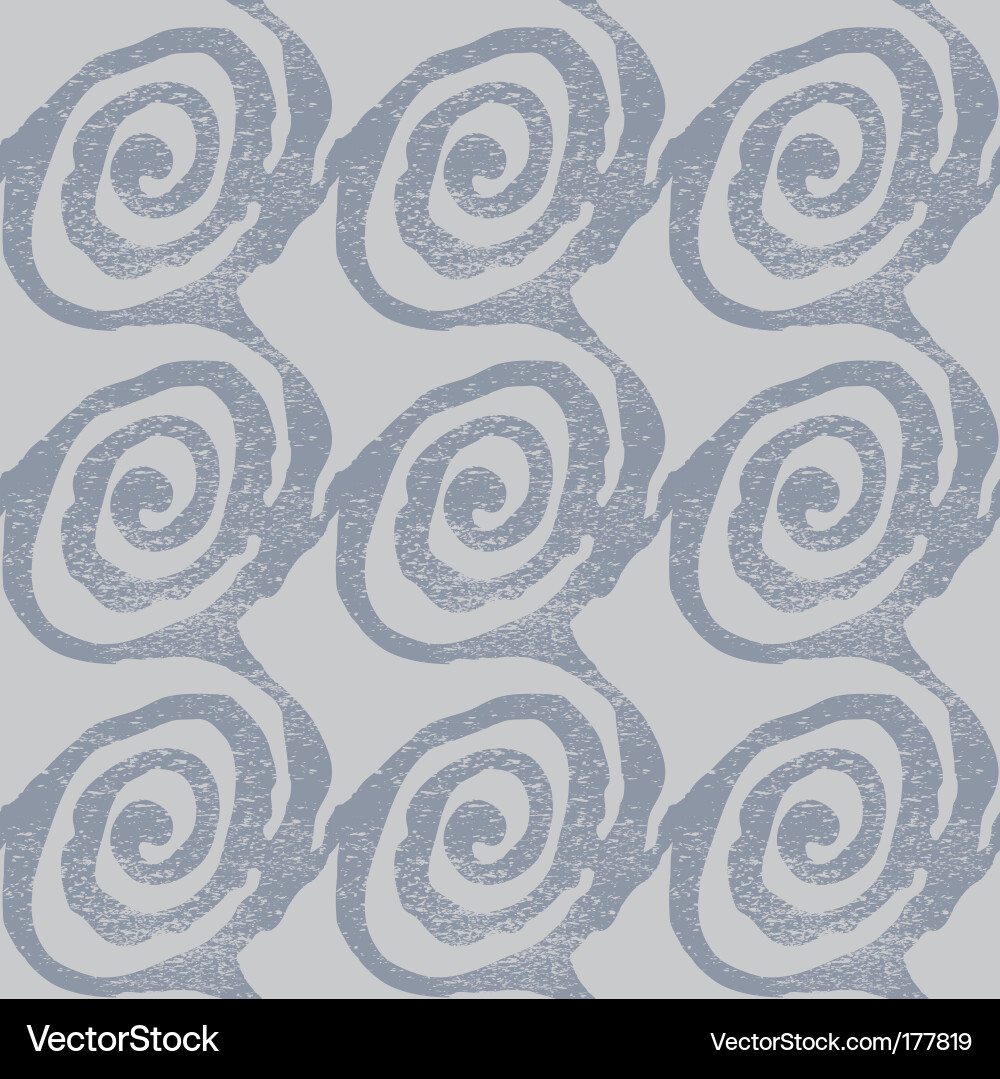 Swirled Thumbprint Pattern vector image