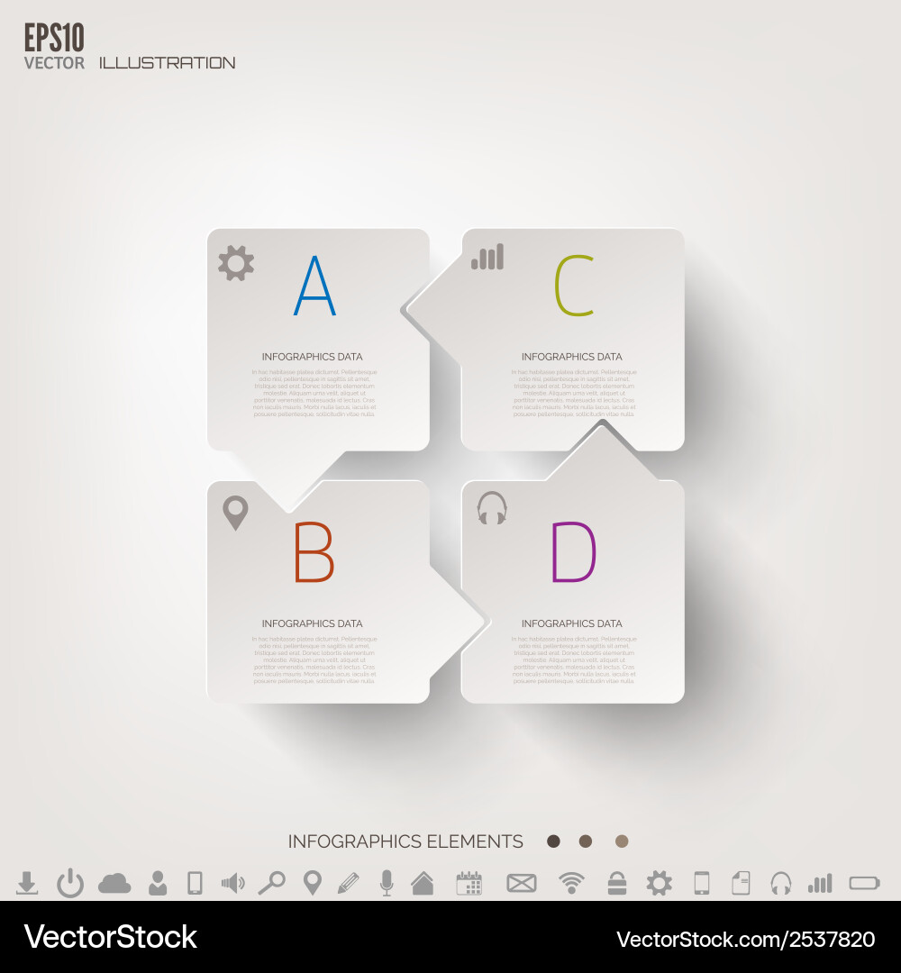 Cloud computing background with web icons social vector image