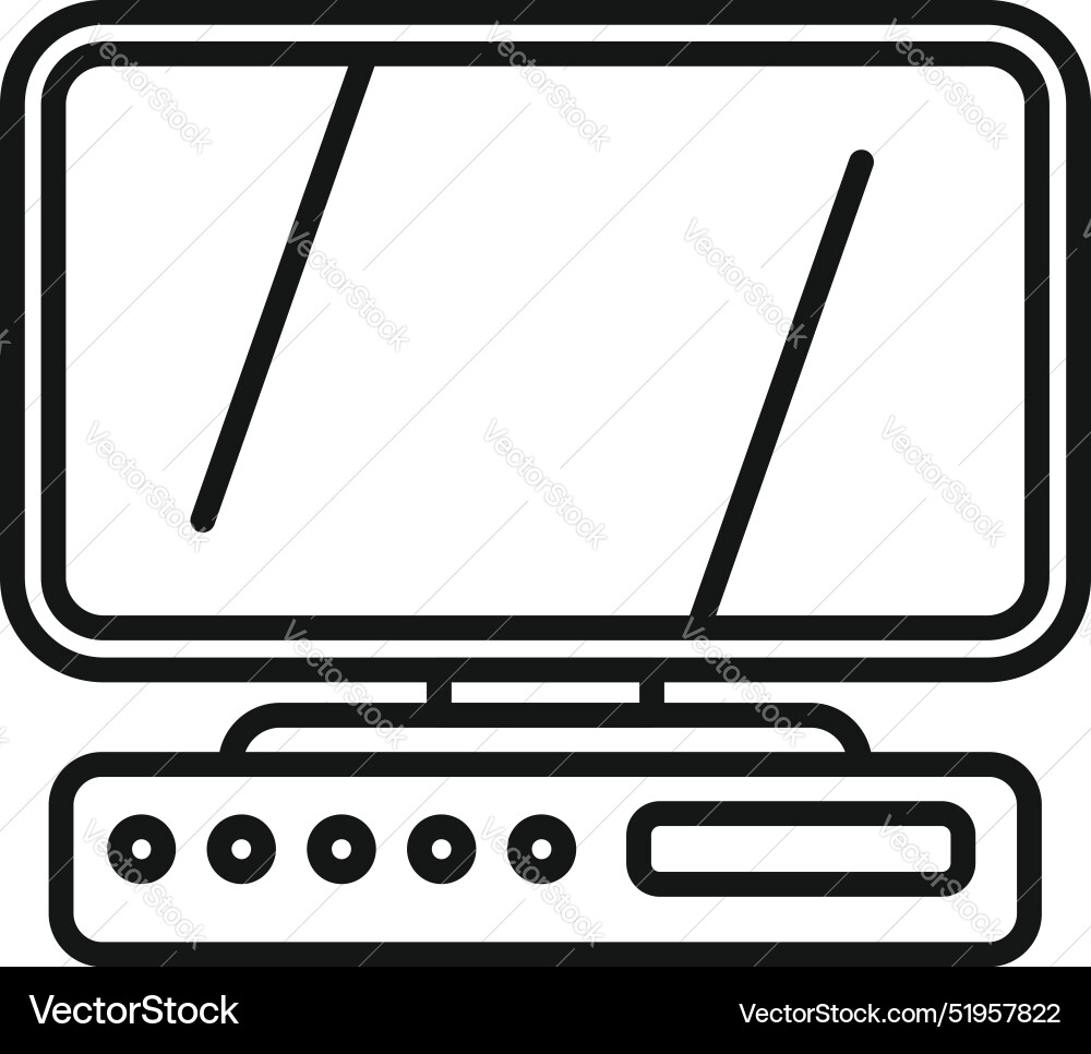 Modern computer icon showing desktop for work Modern computer icon showing desktop for work vector image