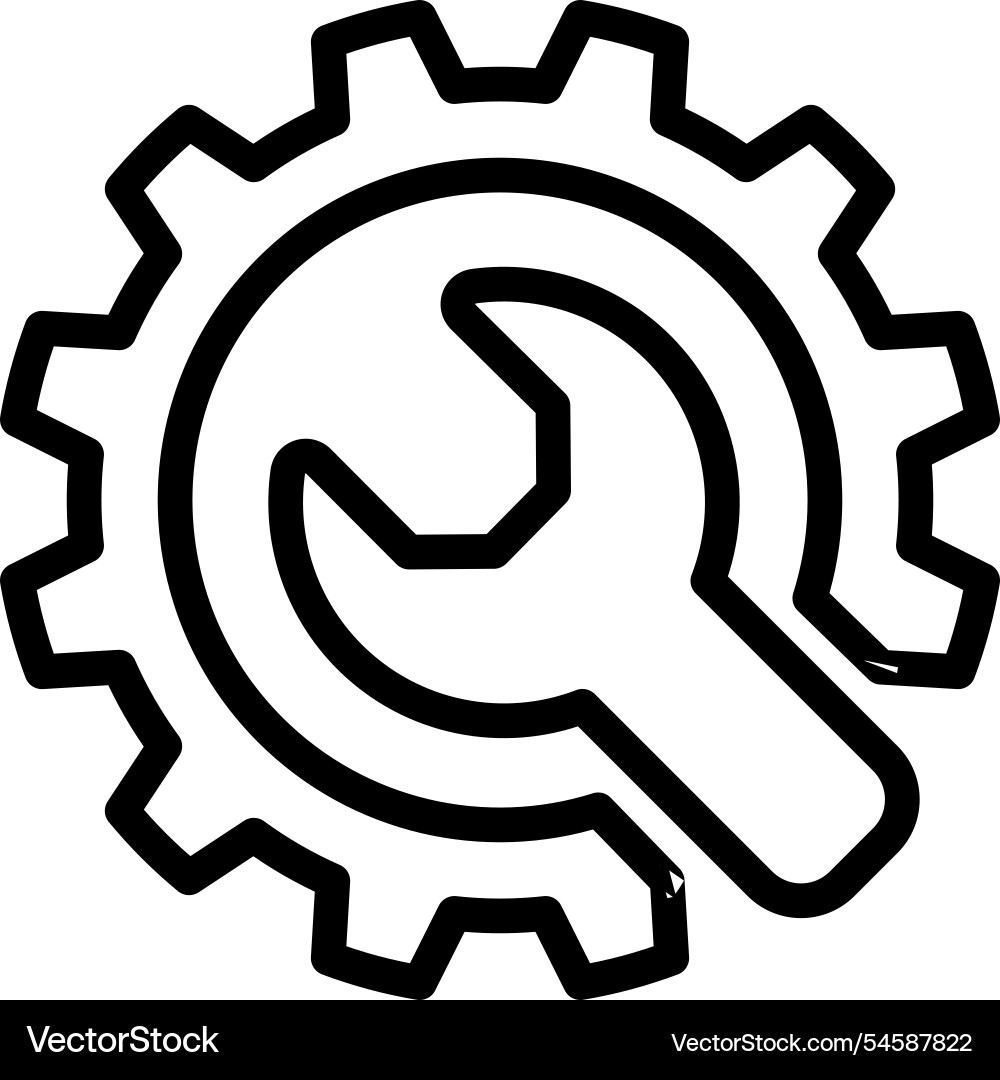 Setting - icon vector image