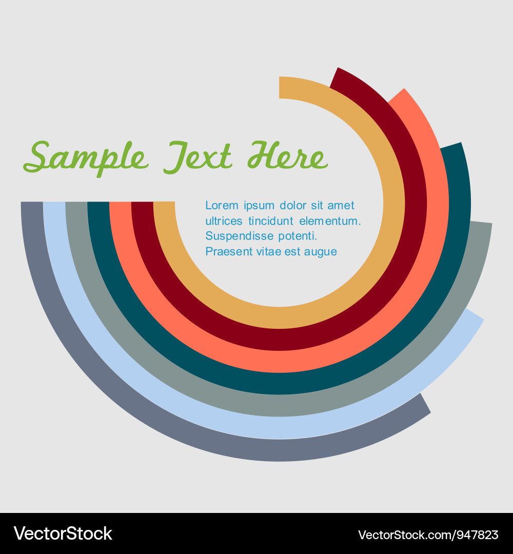Retro Colorful Background Vector Image
