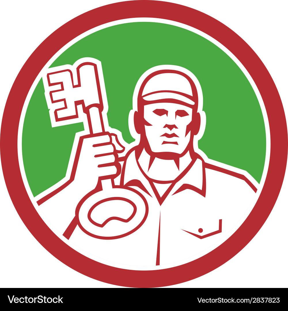 Schlüsselkreis hinten Vektorbild