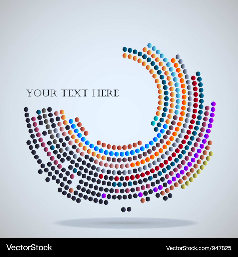 Background with abstract mosaic Royalty Free Vector Image