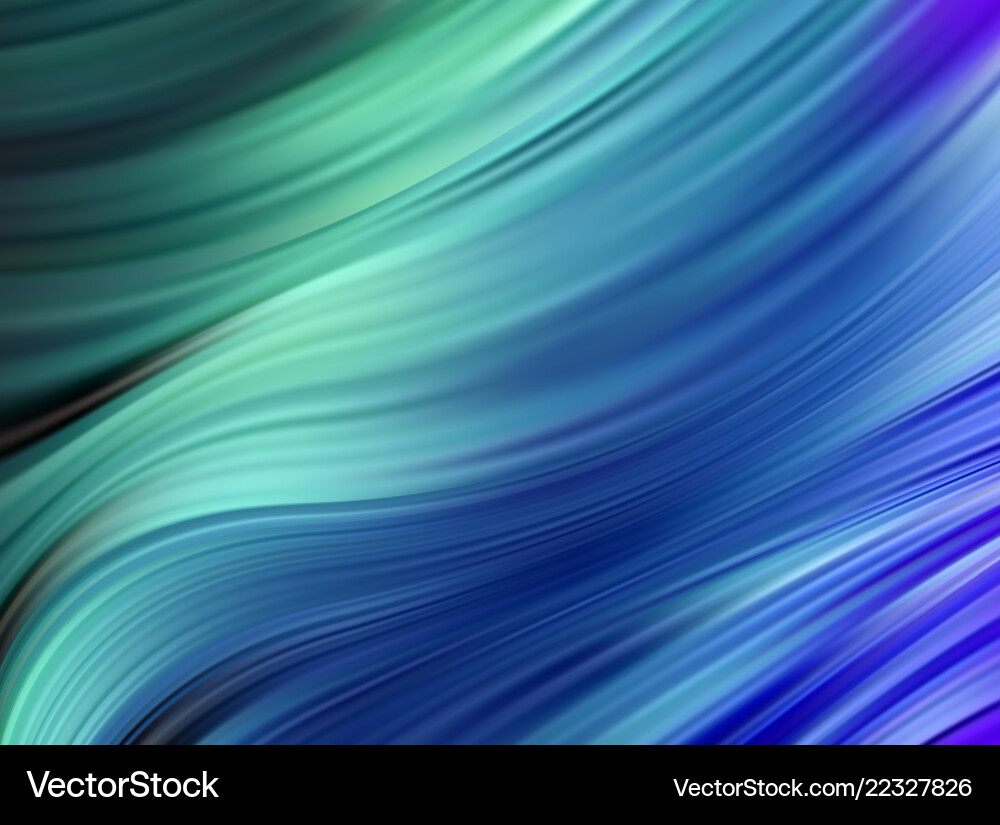 Abstract Color Flow Background vector image