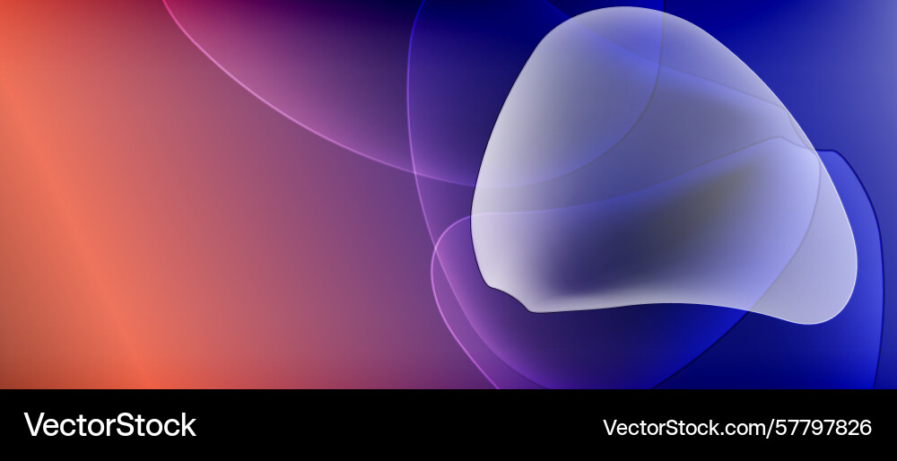 Abstract fluid shapes blend creating vibrant Abstract fluid shapes blend creating vibrant vector image
