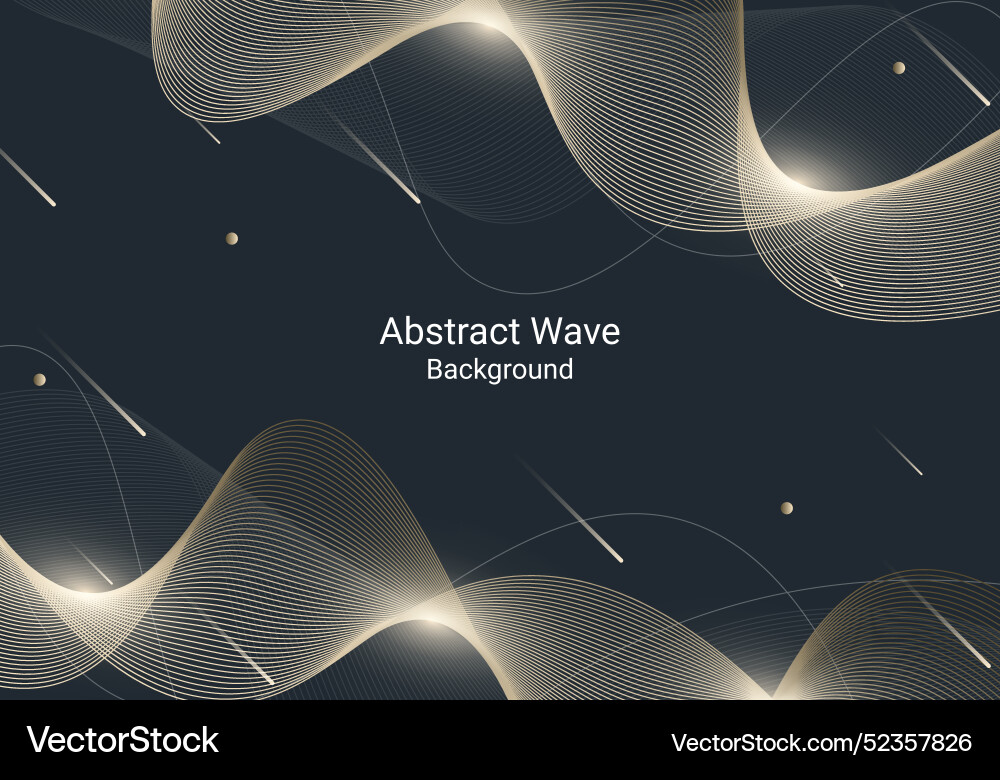 Abstract gradient wave lines background Abstract gradient wave lines background vector image