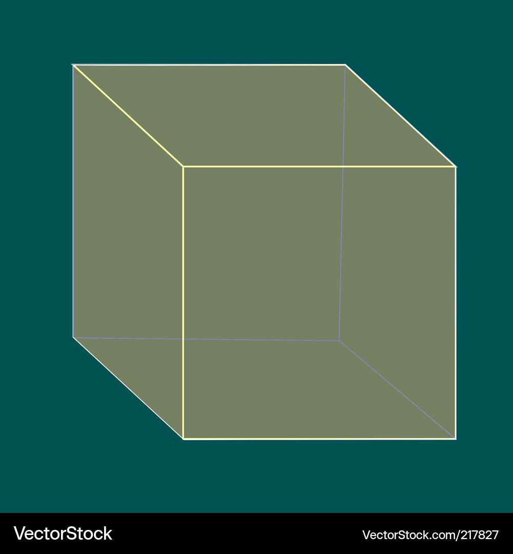 Cube Vector Image