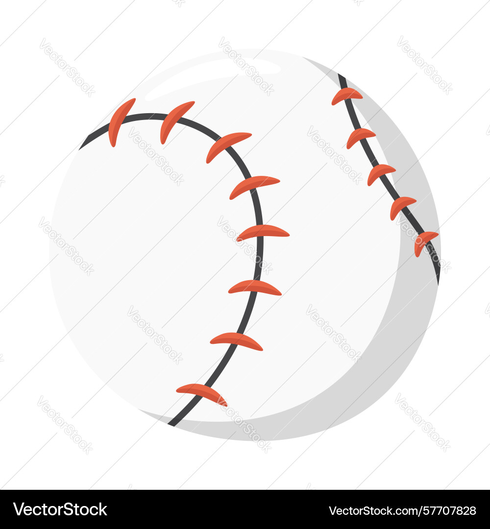 Baseball sign emoji icon Vector Image